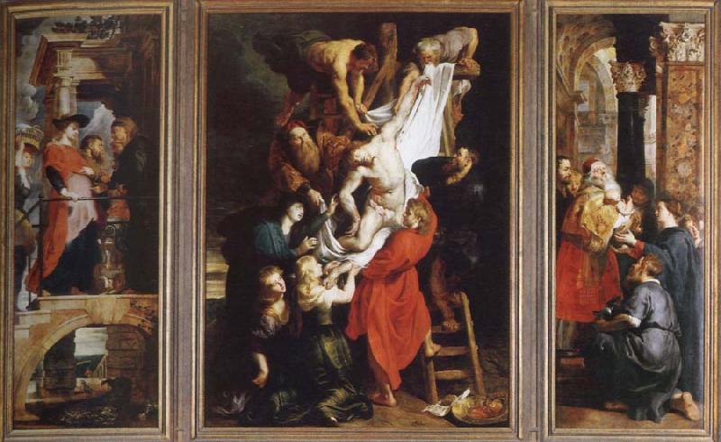 Peter Paul Rubens descent from the cross Germany oil painting art